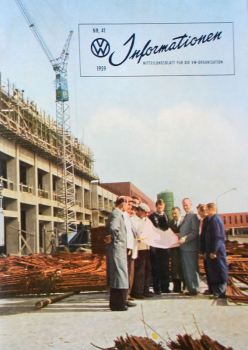 "Volkswagen Informationen" Mitteilungsblatt 1959 VW-Magazin (11275)