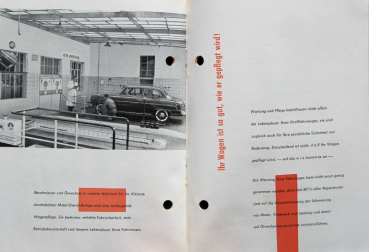 Preview: Borgward Modellprogramm 1956 "In guten Händen..." Automobilprospekt (11303)