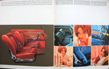 Preview: Opel Diplomat V8 Coupe Modellprogramm 1966 Automobilprospekt (11301)