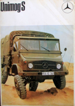 Unimog S Modellprogramm 1971 Lastwagenprospekt (11305)