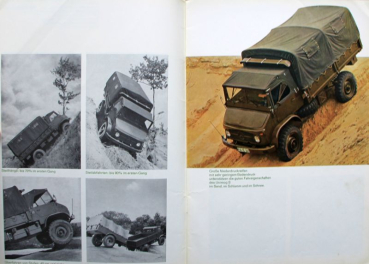 Preview: Unimog S Modellprogramm 1971 Lastwagenprospekt (11305)