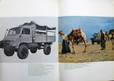 Preview: Unimog S Modellprogramm 1970 Lastwagenprospekt (11304)