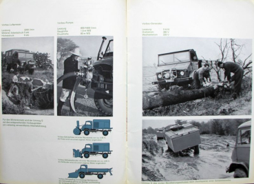 Preview: Unimog S Modellprogramm 1970 Lastwagenprospekt (11304)