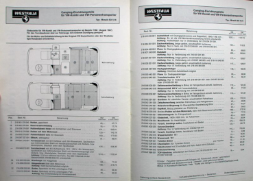 Preview: Volkswagen T2 Transporter Westfalia Campingwagen Modellprogramm 1973 Automobilprospekt (11306)