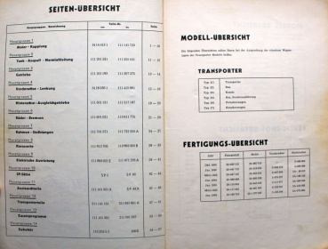 Preview: Volkswagen Wessels Ersatzteile-Katalog 1958 (11298)
