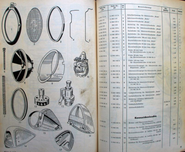 Preview: Volkswagen Wessels Ersatzteile-Katalog 1958 (11298)