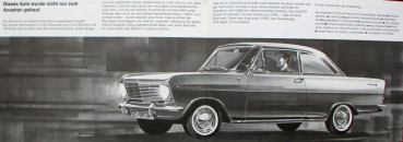 Preview: Opel Kadett Coupe Modellprogramm 1963 Automobilprospekt (11301)