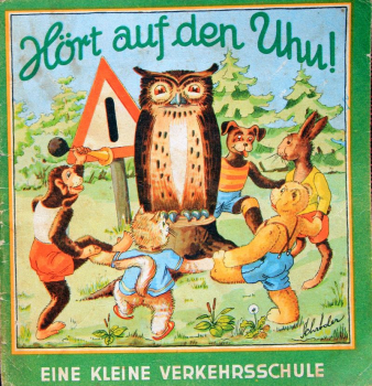BP "Hört auf den Uhu! - Kleine Verkehrsschule" Tankstellen-Werbeheft 1958 (11294)