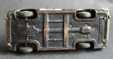 Preview: Ichiko Volkswagen 1500 Polizei 1963 Blechmodell mit Friktionsantrieb (11317)