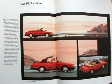 Preview: Saab 900 Modellprogramm 1991 Automobilprospekt (11310)