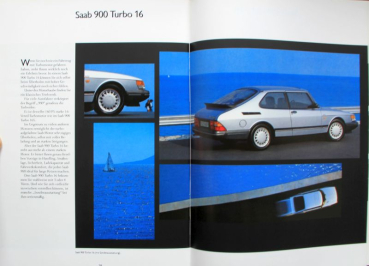 Preview: Saab 900 Modellprogramm 1991 Automobilprospekt (11310)