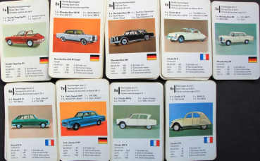 Preview: Altenburg Spielkarten "Auto Quartett" 1965 Kartenspiel (11238)