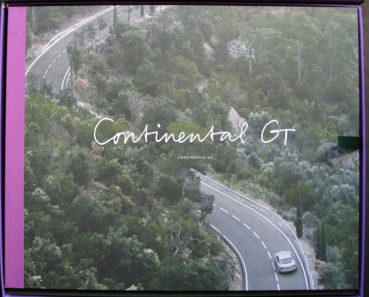 Preview: Bentley Continental GT Modellprogramm 2011 Automobilprospekt-Mappe (11330)