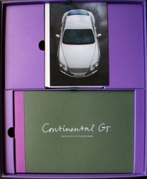 Preview: Bentley Continental GT Modellprogramm 2011 Automobilprospekt-Mappe (11330)