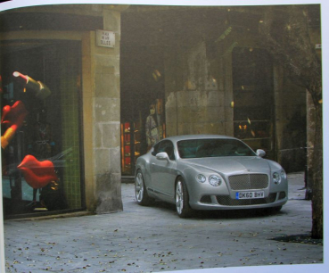 Preview: Bentley Continental GT Modellprogramm 2011 Automobilprospekt-Mappe (11330)