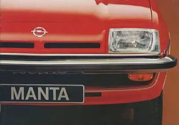 Opel Manta Modellprogramm 1976 Automobilprospekt (11335)