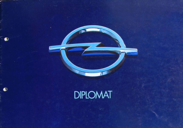 Opel Diplomat Modellprogramm 1976 Automobilprospekt (11336)