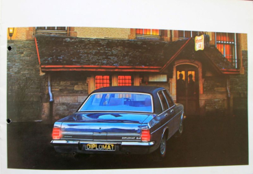 Preview: Opel Diplomat Modellprogramm 1976 Automobilprospekt (11336)