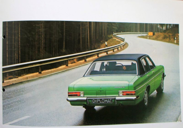 Preview: Opel Diplomat Modellprogramm 1976 Automobilprospekt (11336)