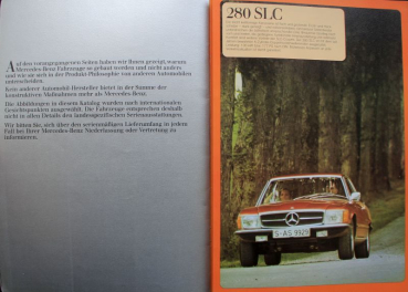 Preview: Mercedes-Benz 280 SLC - 450 SLC Modellprogramm 1977 Automobilprospekt (1571)