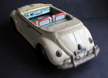 Preview: TN Nomura Volkswagen Käfer Cabrio 1960 Blechmodell mit Batterieantrieb (1712)