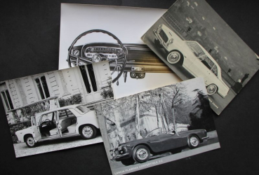 Lancia Flamina Modellprogramm 1960 vier original Werksfotos (11445)