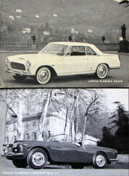 Preview: Lancia Flamina Modellprogramm 1960 vier original Werksfotos (11445)
