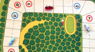 Preview: Reinhardt Braunschweiger Prinzenpark-Rennen Rennsport-Brettspiel in Originalkarton (11432)