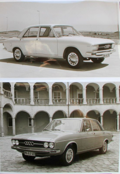 Preview: Audi Modellprogramm 1972 sieben original Werksfotos (11452)