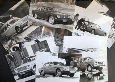 Volvo Modellprogramm 1972 sechzehn original Werksfotos (11451)