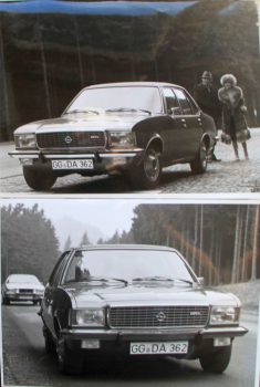Preview: Opel Rekord Modellprogramm 1972 acht original Werksfotos (11450)