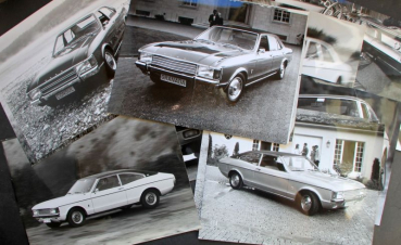 Ford Granada Modellprogramm 1972 sechzehn original Werksfotos (11444)