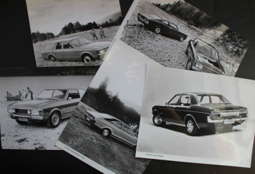 Ford Consul Modellprogramm 1972 sechs Original-Werksfotos (11443)