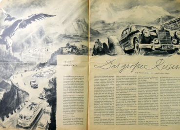 "Mercedes-Benz Illustrierte" Mercedes Firmenzeitschrift 1955 (11482)