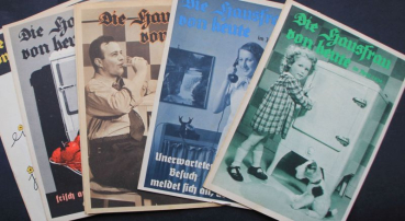 GasAG "Die Hausfrau von heute" Werbezeitschrift fünf Gaskühlschrank-Ausgaben 1938-39 (11461)