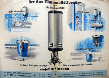Preview: GasAG "Die Hausfrau von heute" Werbezeitschrift sechs Boiler-Ausgaben 1938-40 (11459)