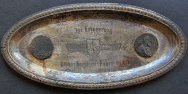 Hansa-Lloyd "Prinz-Heinrich Fahrt" 1909 Silberteller (11464)