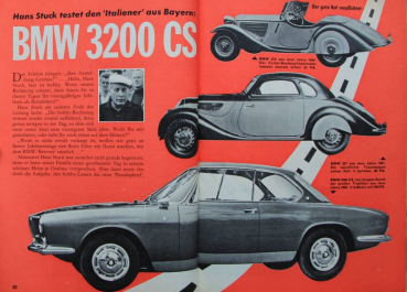 Preview: "Hobby - Das Magazin der Technik" 1962 BMW 3200 Technik-Magazin (11472)