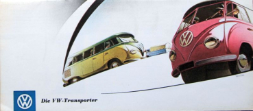 Volkswagen T1 Transporter Modellprogramm 1956 Reuters-Motive Automobilprospekt (2947)