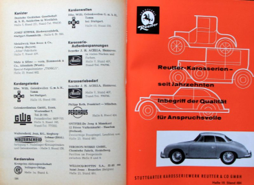 Preview: "Internationale Automobilausstellung" 1959 Automobil-Ausstellungskatalog Frankfurt (11491)