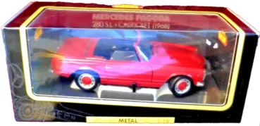 Techno Giodi Mercedes-Benz 280 SL Cabriolet 1968 Metallmodell in Originalbox (11497)