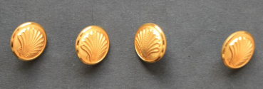 Shell Gasstation-Attent Uniform-Button 1958 Gold with Logo (8342)