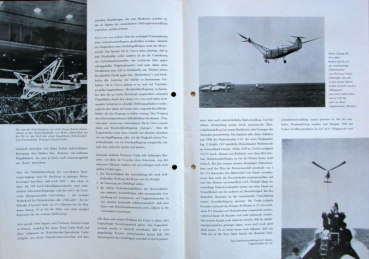 Preview: Borgward-Focke Kolibri I Hubschrauber Modellprogramm 1958 Flugzeugprospekt (11514)
