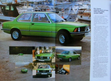 Preview: BMW 316 - 320i Modellprogramm 1975 Automobilprospekt (11508)
