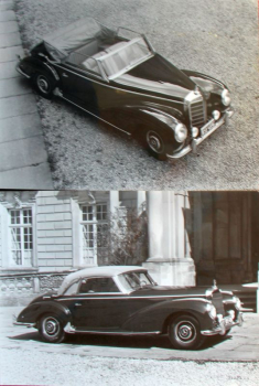 Mercedes-Benz 300 Sc Cabriolet A Grand Tourer 1952 zwei Werksfotos (11530)