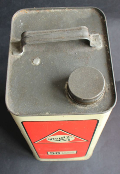 Preview: Deutz Oel Blechkanister 5 Liter "50 Jahre bewährt" 1950 (11541)