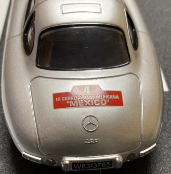 Preview: CMC Cartronic Mercedes-Benz 300 SL Flügeltürer Panamericana 1952 Rennbahnmodell mit Motor (11546)