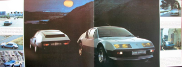 Preview: Renault Alpine A 310 Modellprogramm 1978 Automobilprospekt (11609)