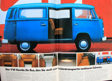 Preview: Volkswagen T2 Transporter Modellprogramm 1976 Automobilprospekt (11574)