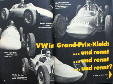 Preview: "Hobby - Das Magazin der Technik" 1965 VW Rennwagen Technik-Magazin (11562)